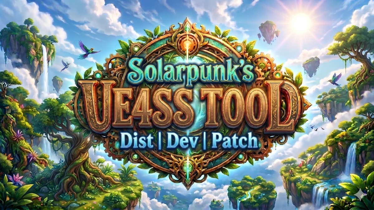 Arte-chave do UE4SS for Solarpunk